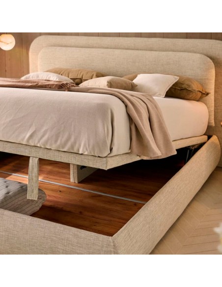 Cama tapizada de diseño Plush