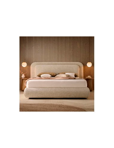 Cama tapizada de diseño Plush
