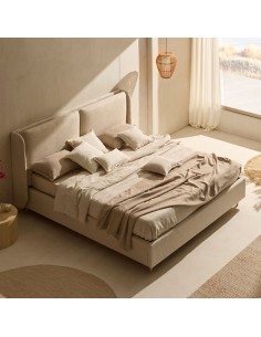Cama tapizada con canapé Signel 2