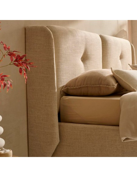 Cama tapizada con canapé Signel