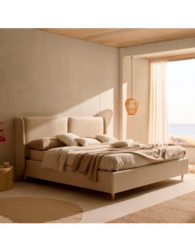 Cama tapizada con canapé Signel