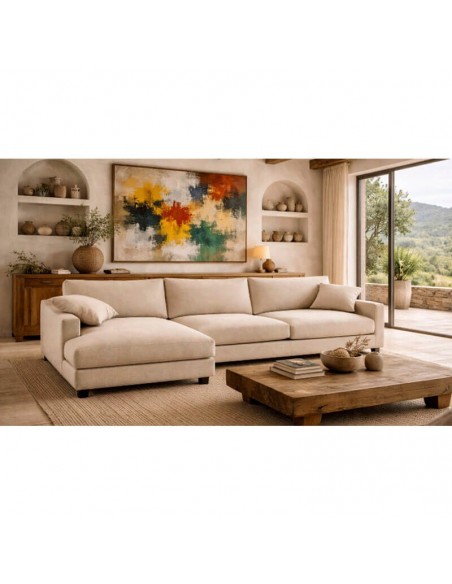 Sofá chaiselongue de diseño Galdana