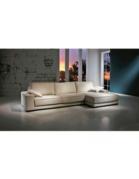 Sofá chaiselongue 100% algodón Sirena
