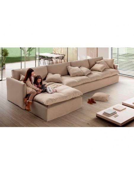 Chaiselongue 100% desenfundable Mar