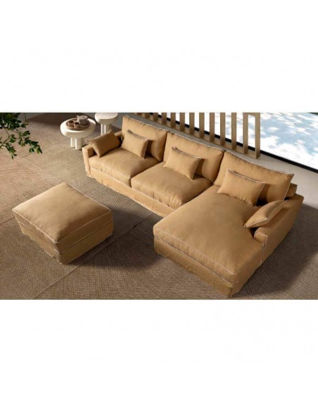 Sofá chaiselongue 100% desenfundable Aloha