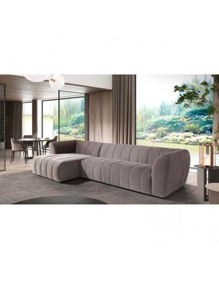 Sofá chaiselongue de diseño Momo