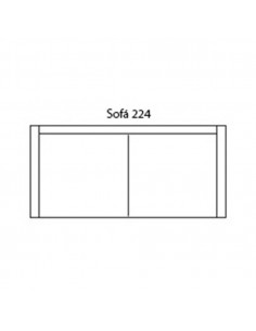 Sofá vegano Galdana 2