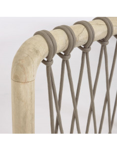 Cabecero de madera y cuerda Alba 2